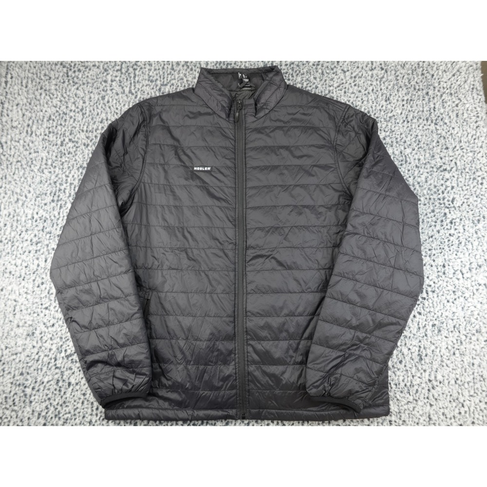 Nosler Puffer Jacket Mens XL Blackβ Lightweight Quilted Full Zip EXP100PFZC